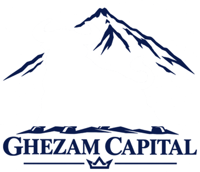 Logotipo de Ghezam Capital: un toro sobre una montaña
